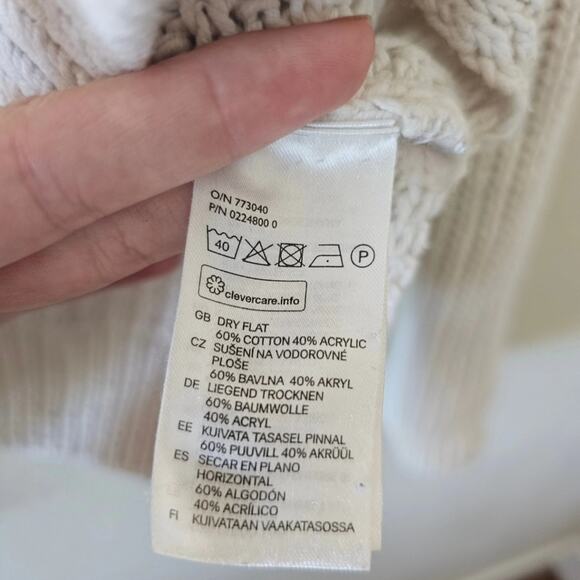 H&M Knit Cream Sweater - Picture 6 of 8